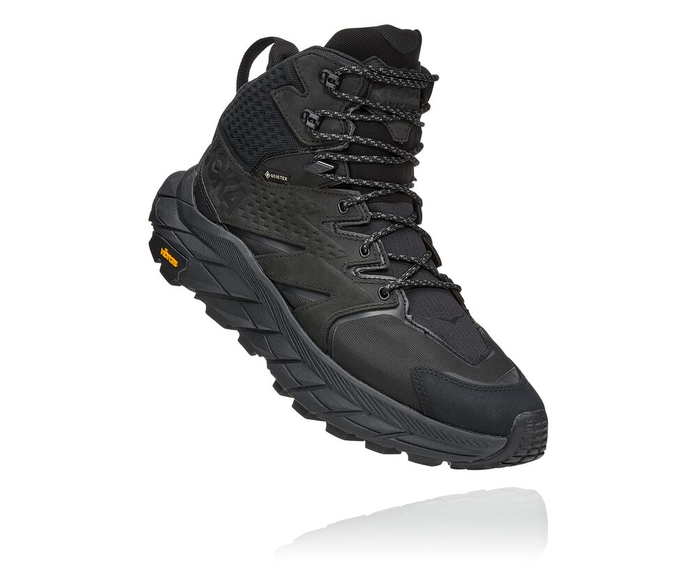 Hoka One One Anacapa Mid GORE-TEX Ortopediska Skor Herr Svarta - SE-2569304